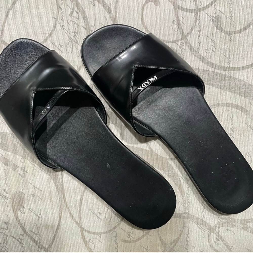 Prada Slide Sandals Size 38